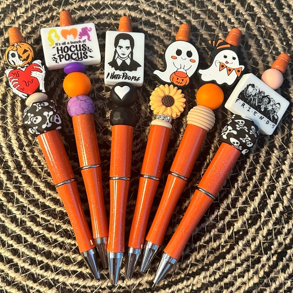 Halloween Beaded Pen - Picture 1 of 1